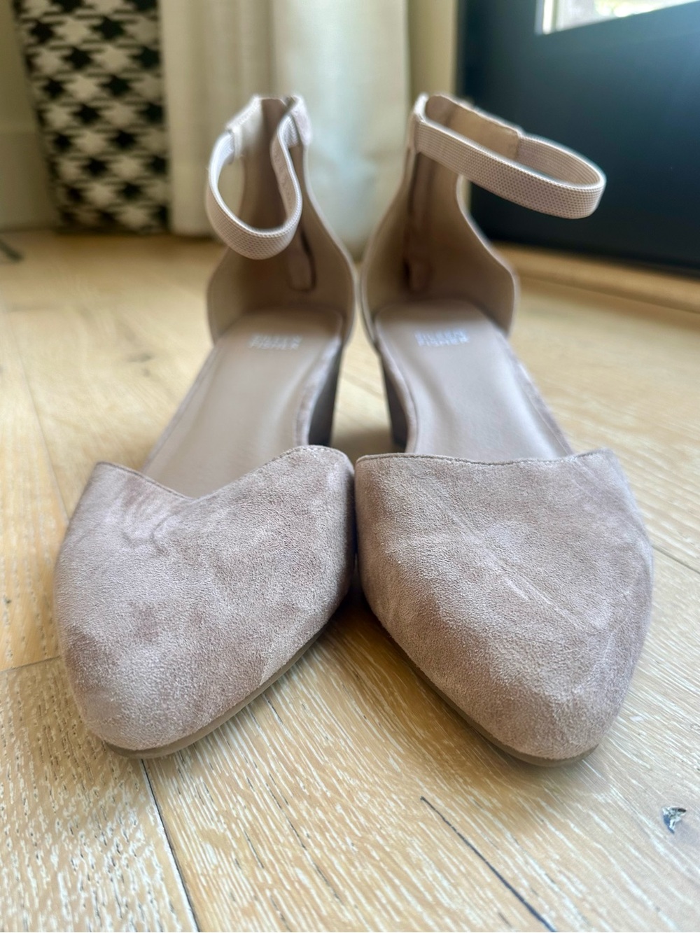 EILEEN FISHER “Just Suede” Ankle-Strap Pump in Dusty Taupe / US 11 - Picture 6 of 10